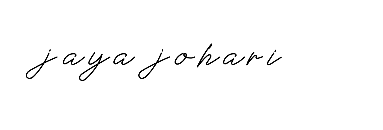 Signature of jaya-johari