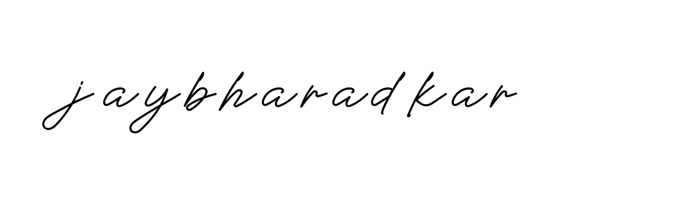 Signature of jaybharadkar