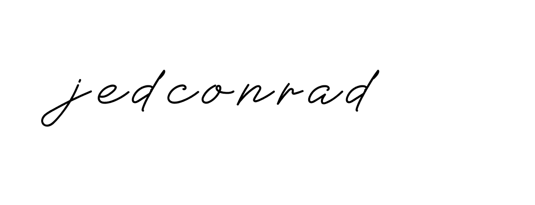 Signature of jedconrad