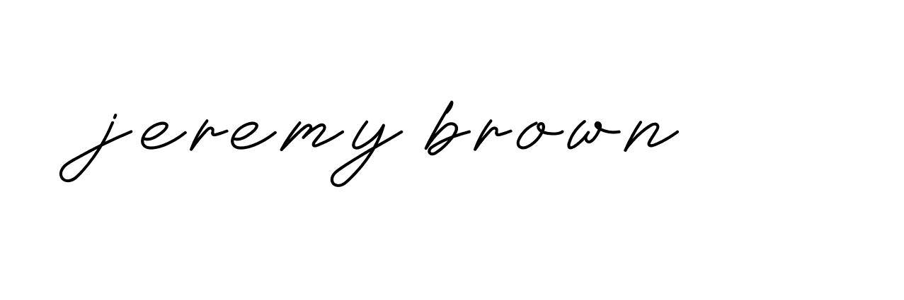 Signature of jeremy-brown