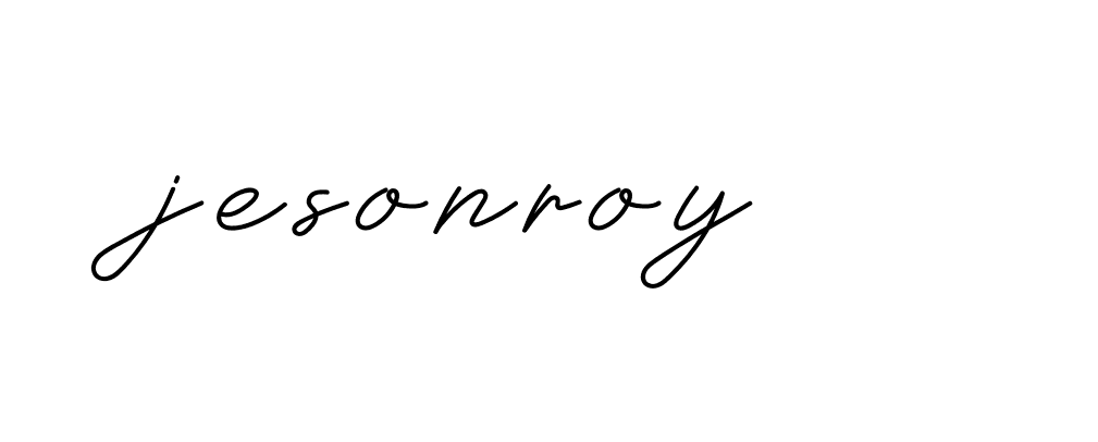 Signature of jesonroy