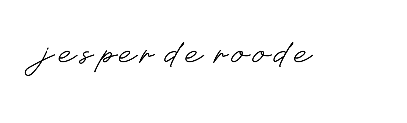 Signature of jesper-de-roode