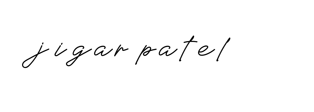 Signature of jigar-patel