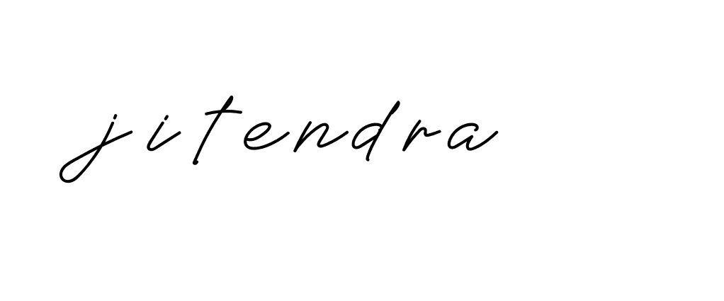 Signature of jitendra