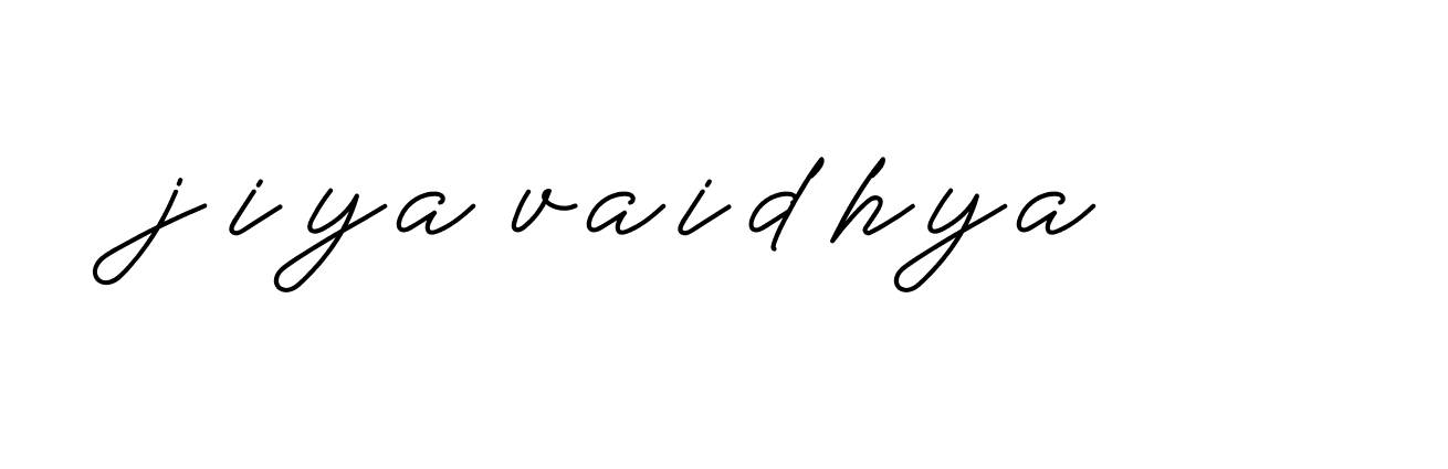 Signature of jiya-vaidhya