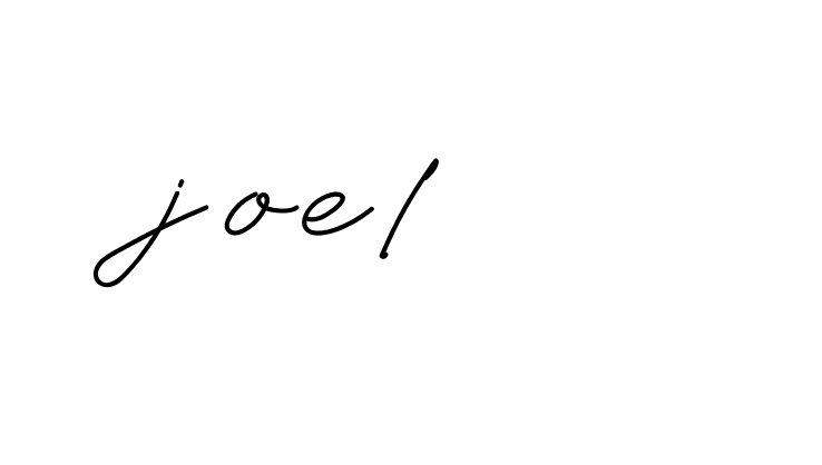 Signature of joel-