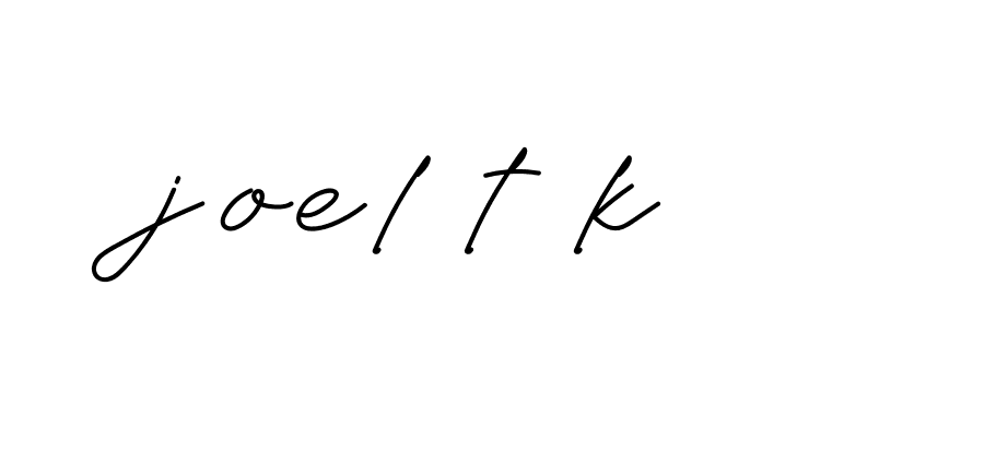 Signature of joel-t-k