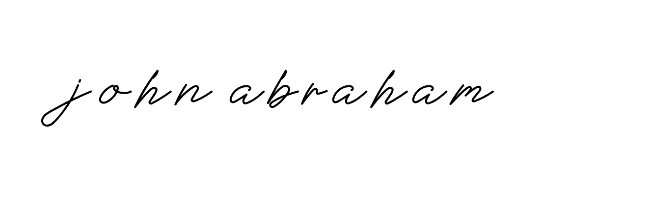 Signature of john-abraham