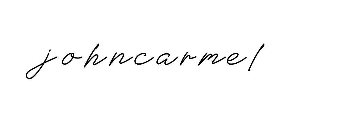 Signature of johncarmel