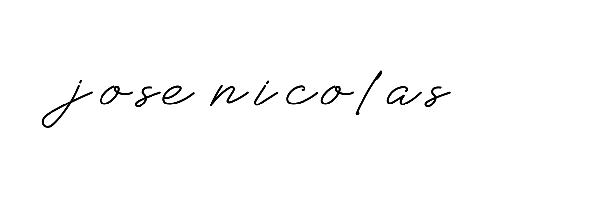 Signature of jose-nicolas