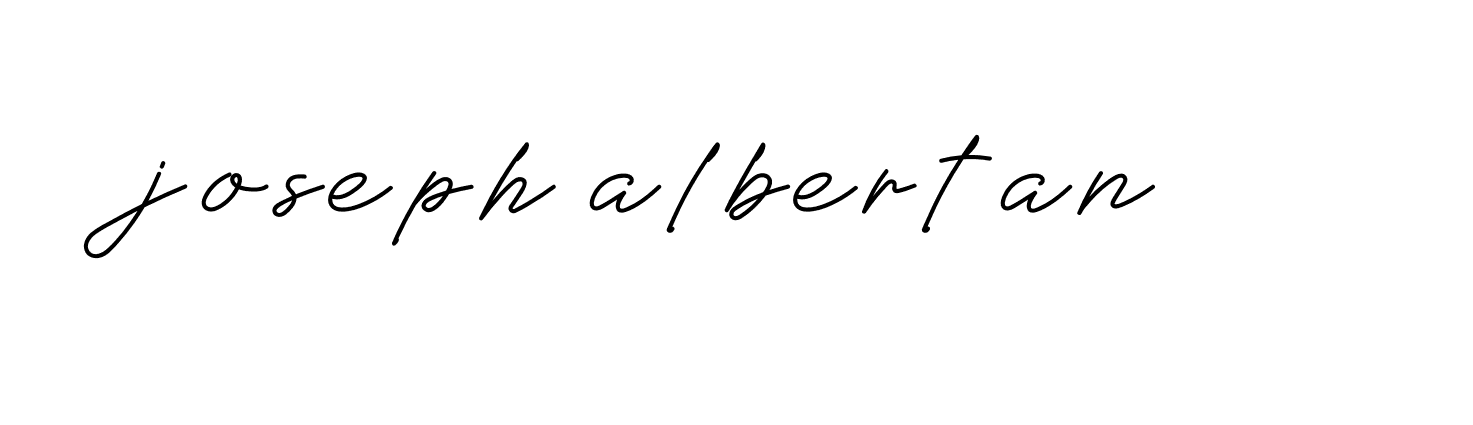 Signature of joseph-albertan