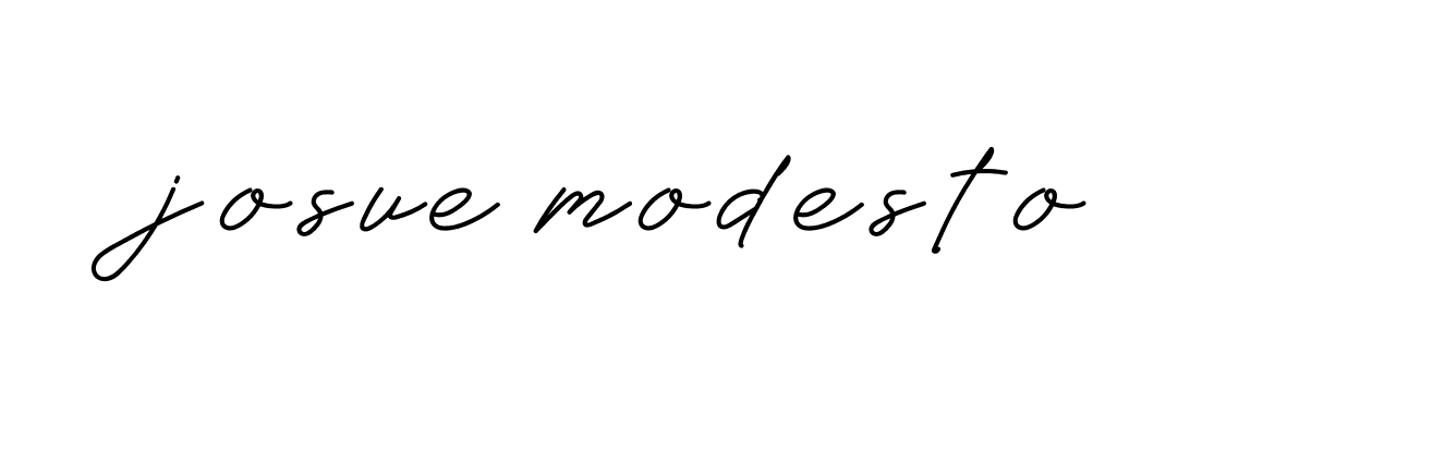 Signature of josue-modesto