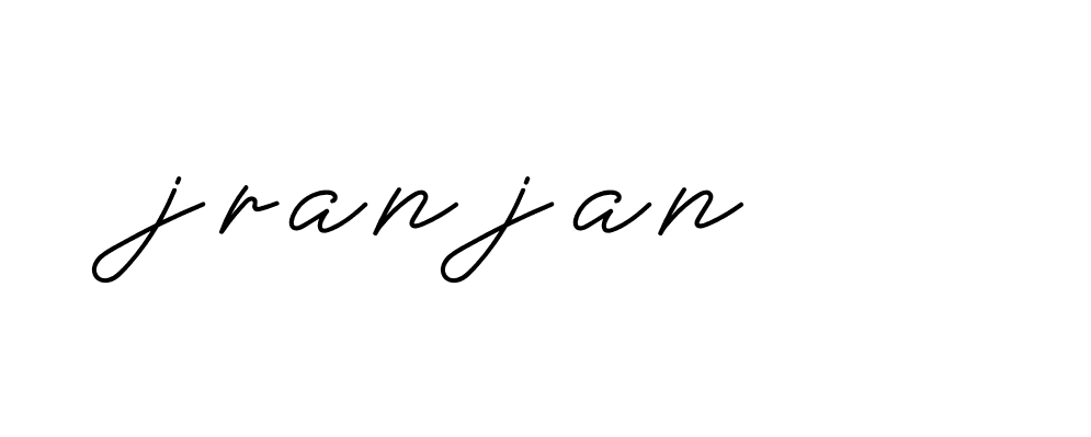 Signature of jranjan