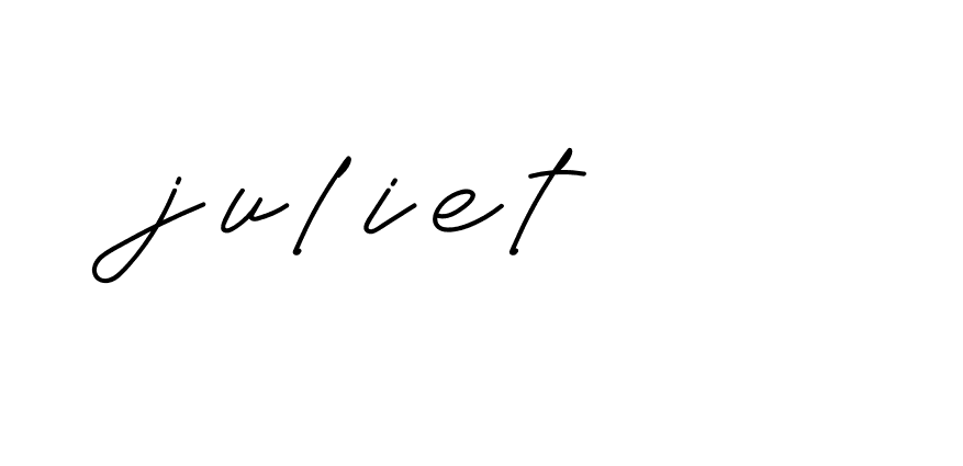 Signature of juliet-