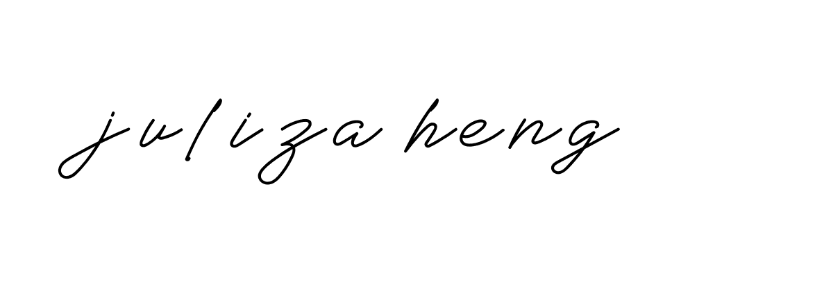 Signature of juliza-heng