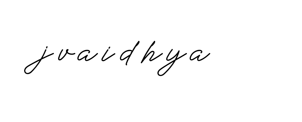 Signature of jvaidhya