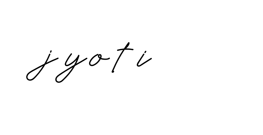 Signature of jyoti-