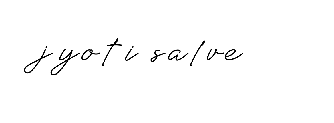 Signature of jyoti-salve