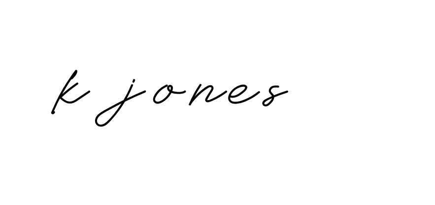 Signature of k-jones