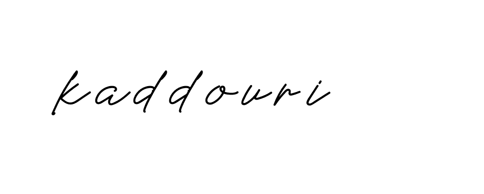 Signature of kaddouri