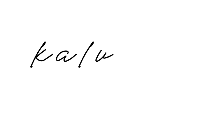 Signature of kalu