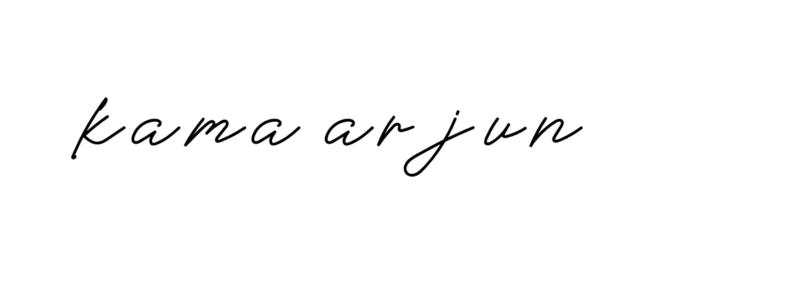 Signature of kama-arjun