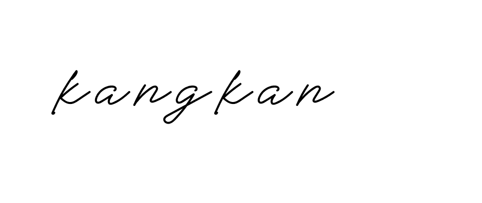 Signature of kangkan