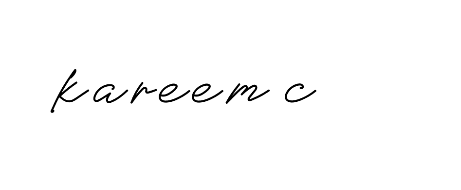 Signature of kareem-c