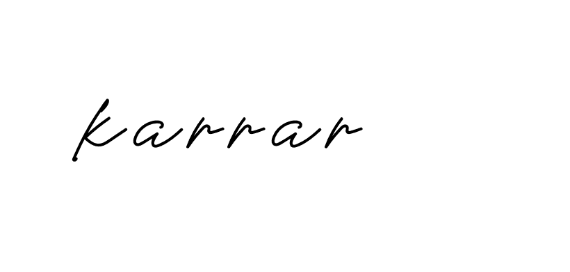 Signature of karrar