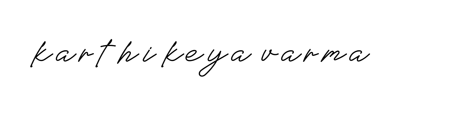 Signature of karthikeya-varma