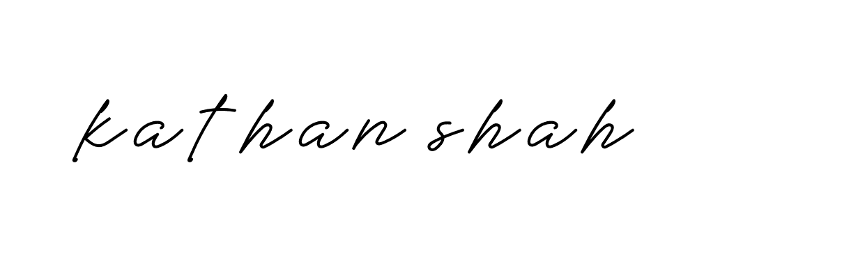 Signature of kathan-shah