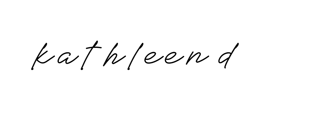 Signature of kathleen-d