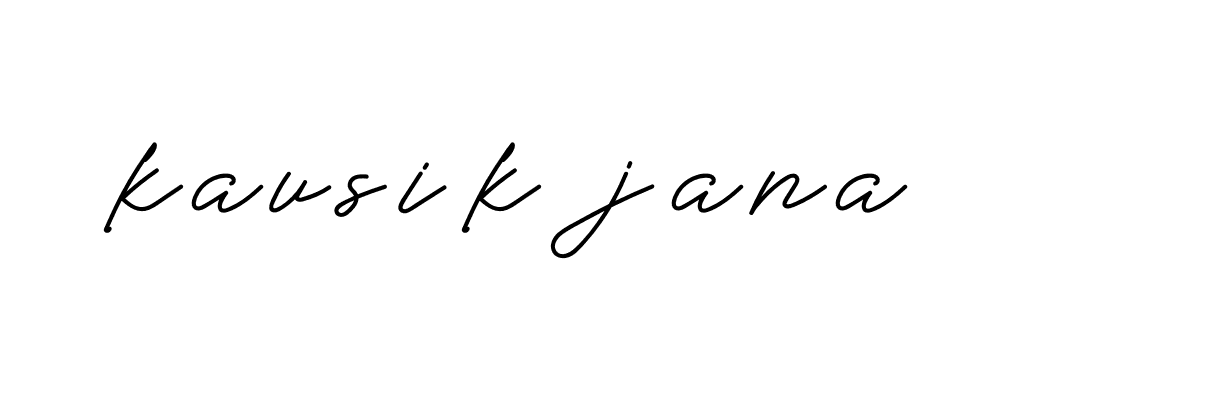 Signature of kausik-jana