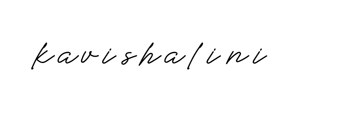 Signature of kavishalini