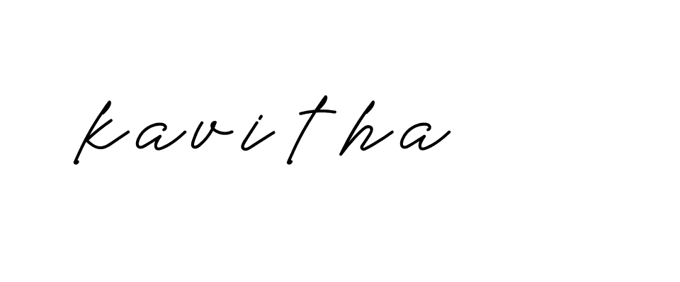 Signature of kavitha-