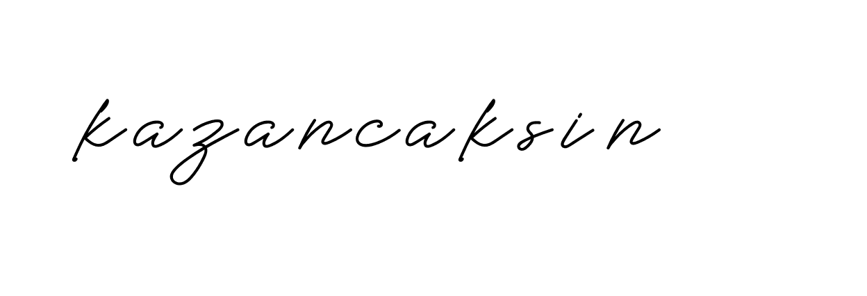 Signature of kazancaksin