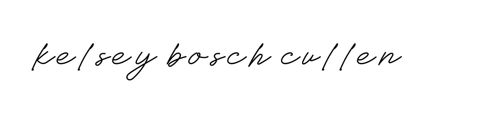 Signature of kelsey-bosch-cullen-