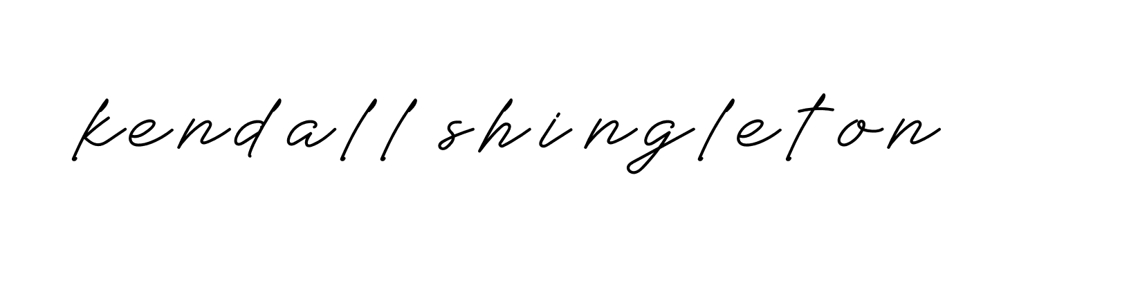 Signature of kendall-shingleton