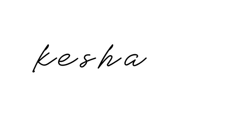 Signature of kesha-