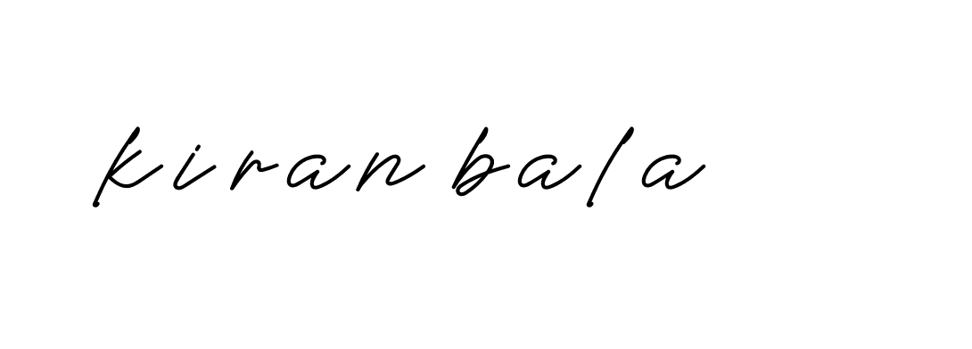 Signature of kiran-bala