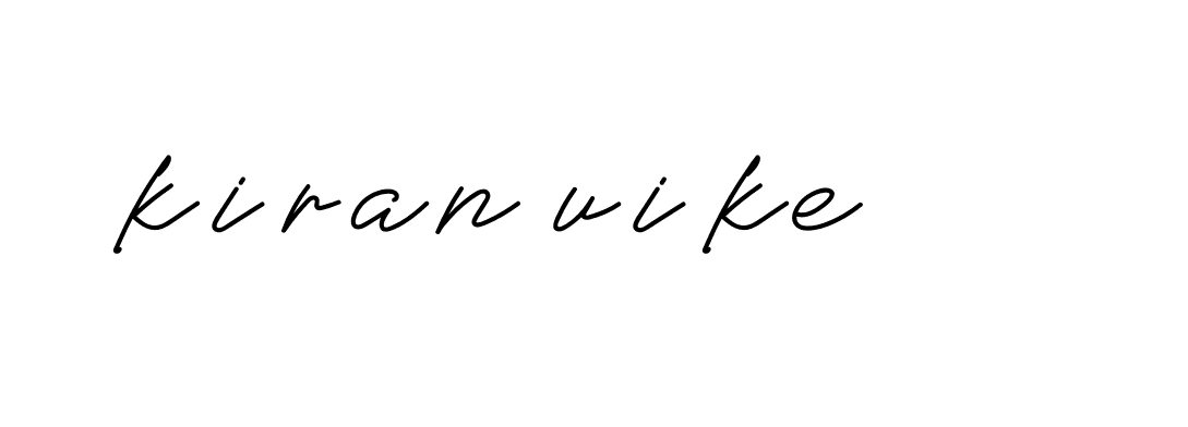 Signature of kiran-uike