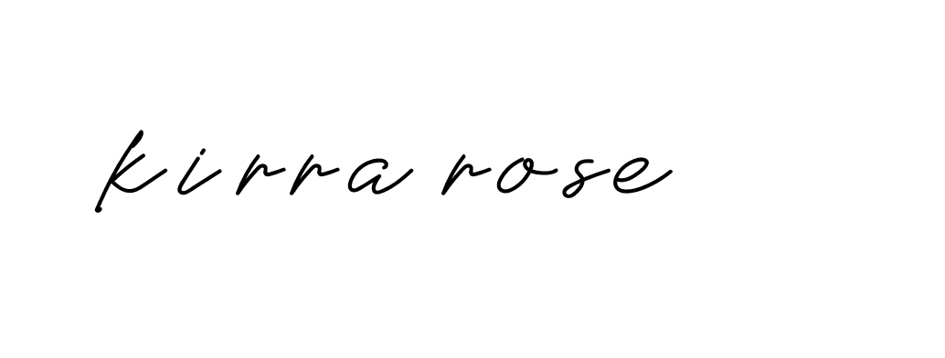 Signature of kirra-rose