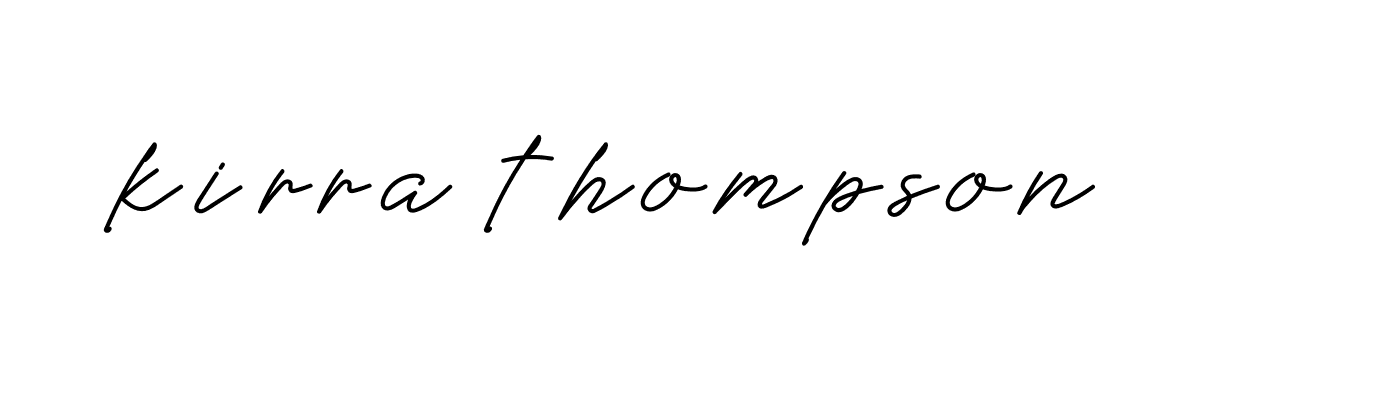 Signature of kirra-thompson