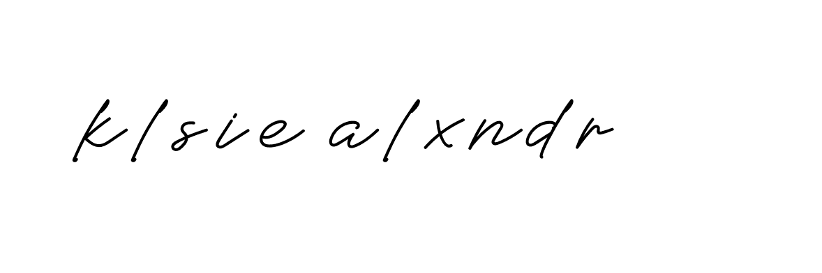 Signature of klsie-alxndr