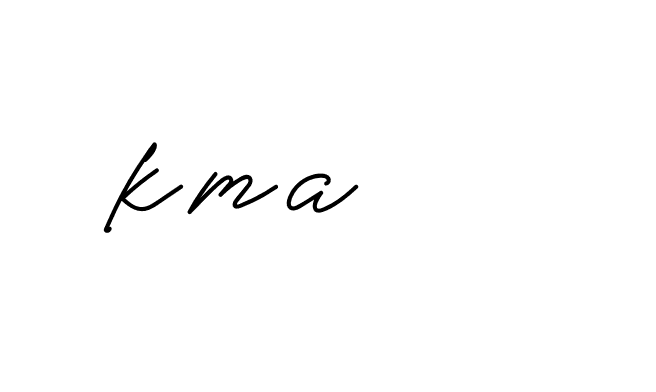 Signature of kma