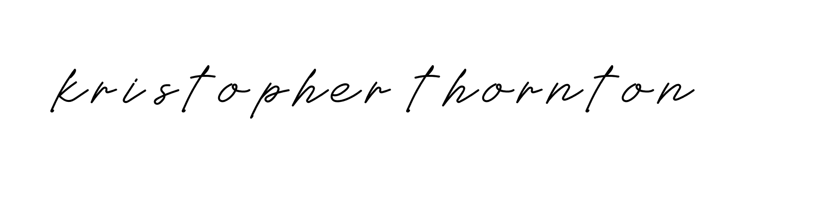 Signature of kristopher-thornton