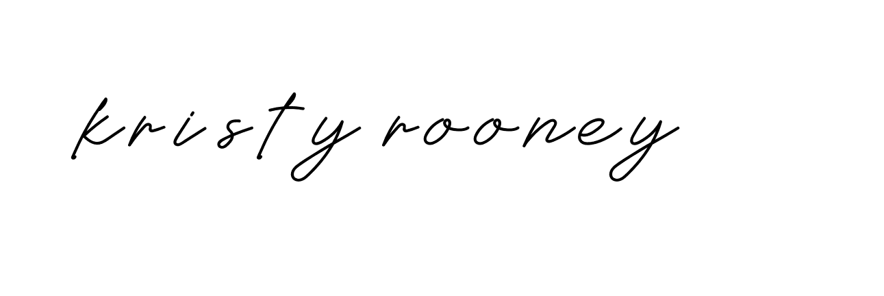 Signature of kristy-rooney