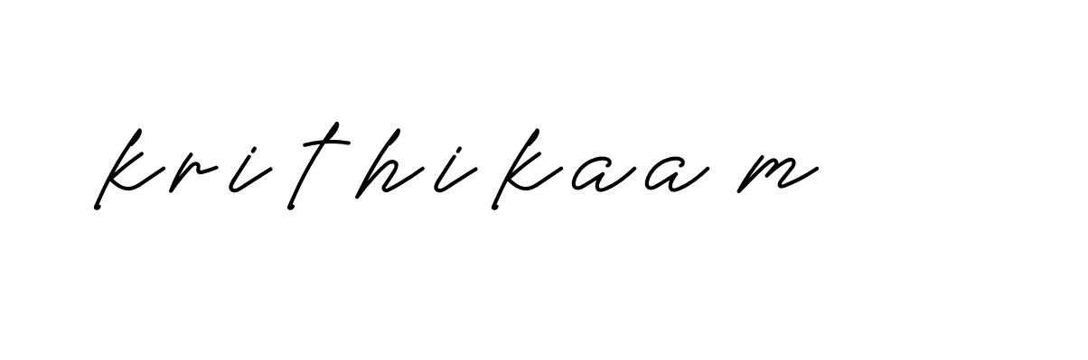 Signature of krithikaa-m