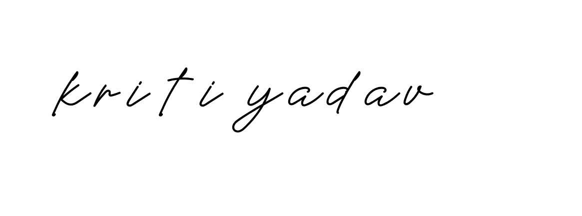 Signature of kriti-yadav