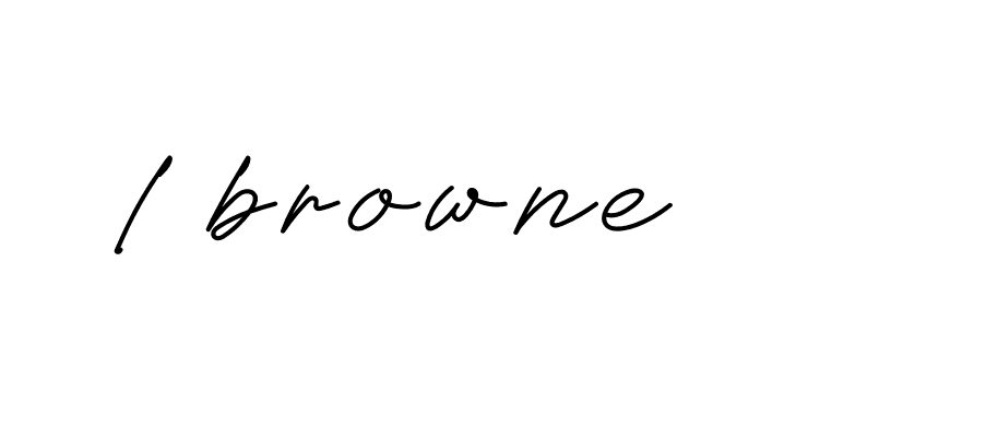 Signature of l-browne